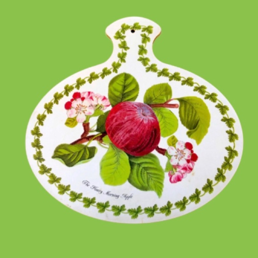 Portmeirion England Melamine Chopping Board The Hoary Morning Apple